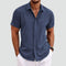 Men's Short Sleeve Linen Style Shirt