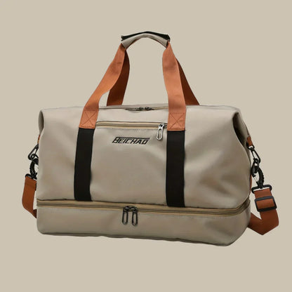 Women's Soft Oversized Tote Bag | Leather Style Multi-Pocket Shoulder Bag