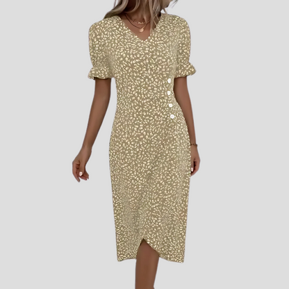 Women's Floral Midi Dress | Elegant Summer Print