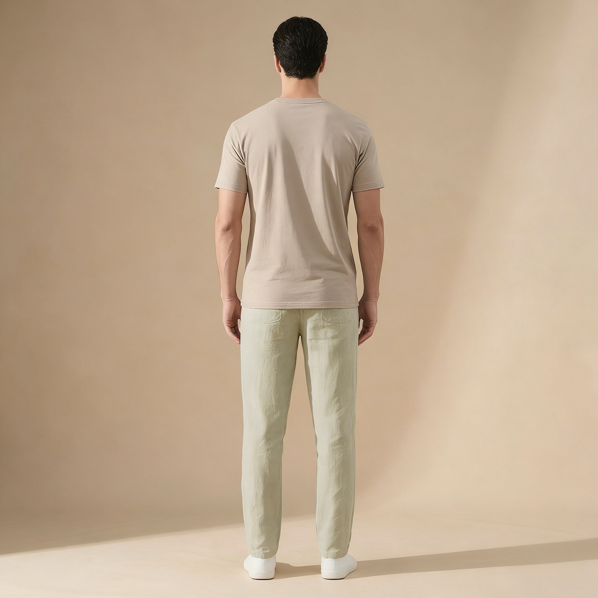 Men's Linen Style Summer Trousers