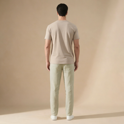 Men's Linen Style Summer Trousers