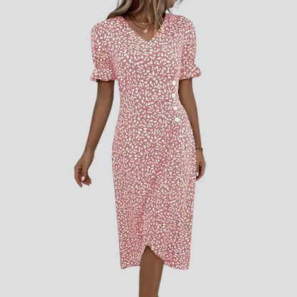 Women's Floral Midi Dress | Elegant Summer Print
