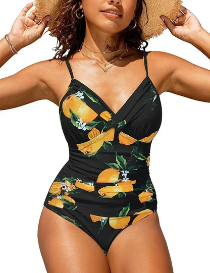 Women's Push-Up V-Neck Swimsuit | 11 Colours