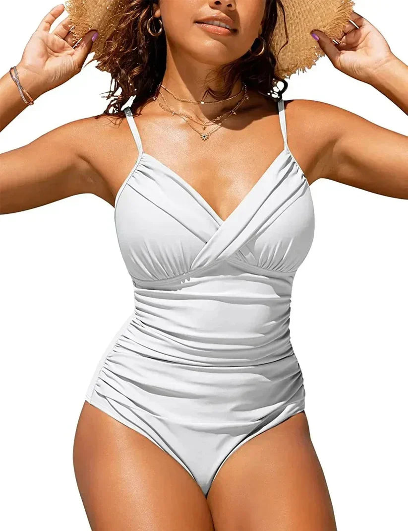 Women's Push-Up V-Neck Swimsuit | 11 Colours