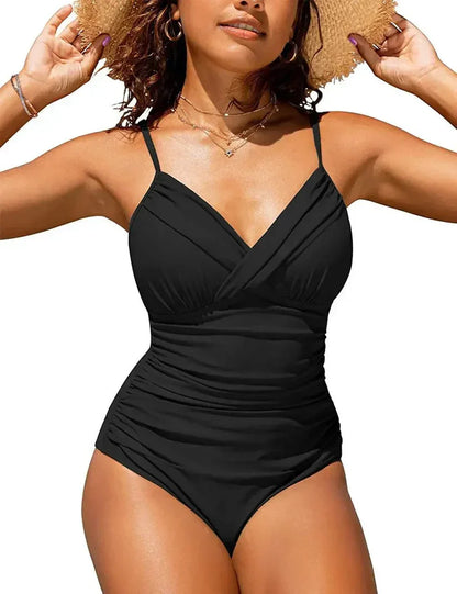 Women's Push-Up V-Neck Swimsuit | 11 Colours