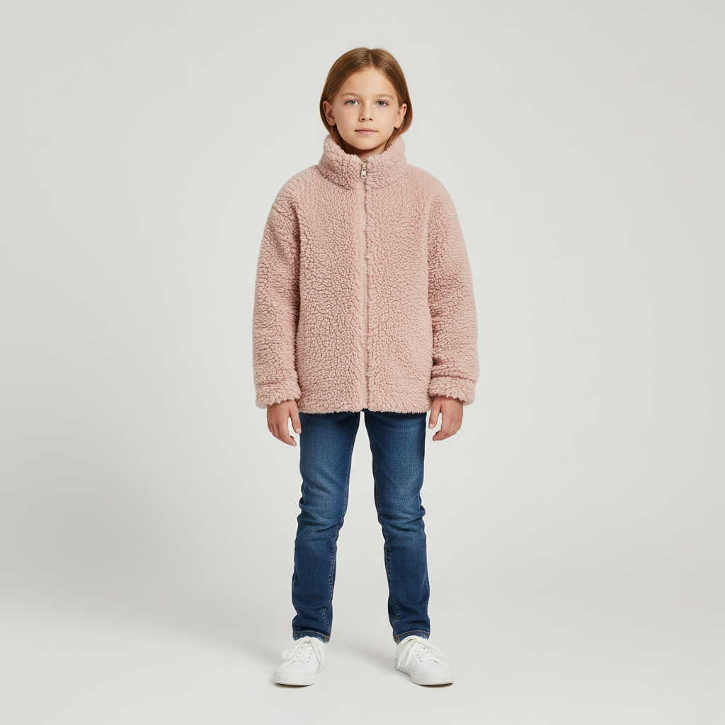 Cozy Cloud Plush Fleece Jacket for Kids