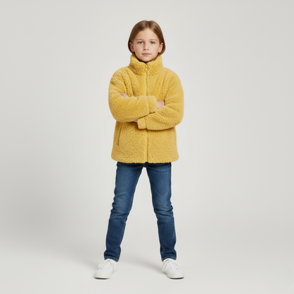 Cozy Cloud Plush Fleece Jacket for Kids