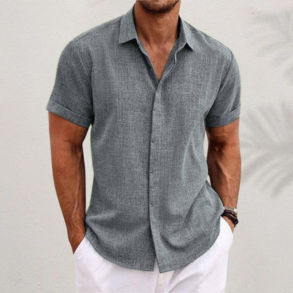 Men's Relaxed Linen-Style Shirt | Casual Summer Essential