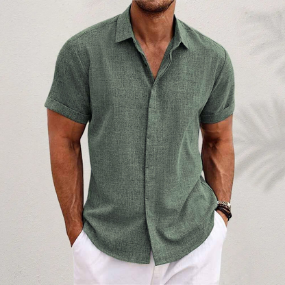 Men's Relaxed Linen-Style Shirt | Casual Summer Essential