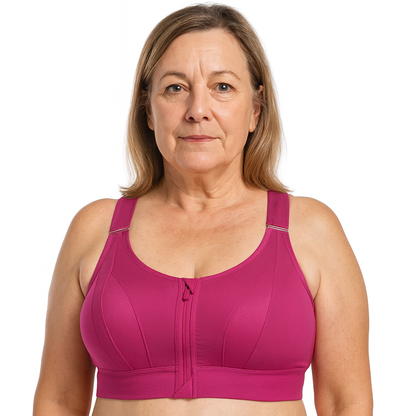 Women's High Support Sports Bra | Breathable Sweat-Wicking Workout Bra