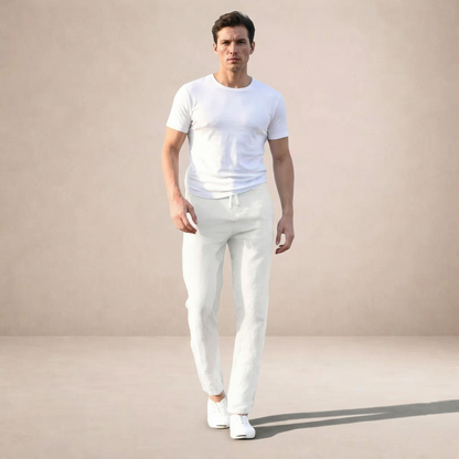 Men's Linen Style Summer Trousers
