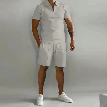 Men's Polo & Shorts Set | Smart Casual Summer Outfit
